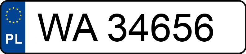 Numer rejestracyjny WA 34656 posiada DAEWOO / FSO Matiz 0.8 Kat. MR`98 S - WA34656