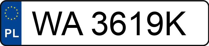 Numer rejestracyjny WA 3619K posiada SKODA Superb IV 1.5 Mild Hybrid MR`24 E6d Selection - WA3619K