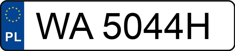 Numer rejestracyjny WA 5044H posiada KIA CEED - WA5044H