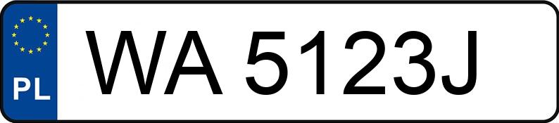 Numer rejestracyjny WA 5123J posiada KIA SHUMA - WA5123J