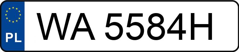 Numer rejestracyjny WA 5584H posiada KIA CEED - WA5584H Numer rejestracyjny WA 5584H posiada KIA CEED - WA5584H