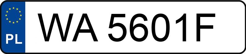 Numer rejestracyjny WA 5601F posiada AUDI A4 AVANT - WA5601F
