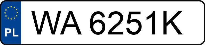 Numer rejestracyjny WA 6251K posiada BMW 530XD - WA6251K