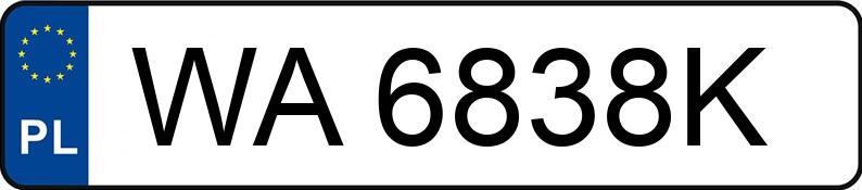 Numer rejestracyjny WA 6838K posiada CUPRA FORMENTOR E-HYBRID - WA6838K