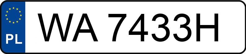 Numer rejestracyjny WA 7433H posiada FORD MONDEO - WA7433H