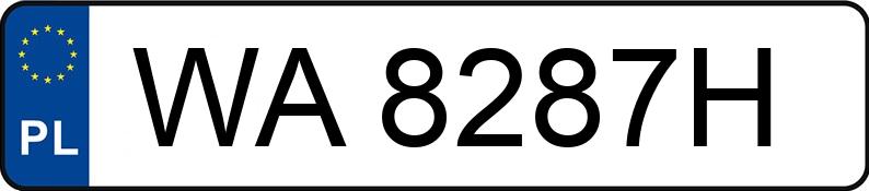Numer rejestracyjny WA 8287H posiada SKODA OCTAVIA - WA8287H Numer rejestracyjny WA 8287H posiada SKODA OCTAVIA - WA8287H