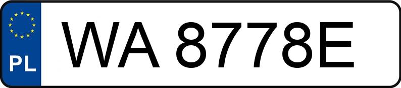 Numer rejestracyjny WA 8778E posiada SKODA Fabia III 1.0 TSI MR`19 E6d Monte Carlo DSG - WA8778E