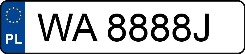 Numer rejestracyjny WA 8888J posiada RENAULT ARKANA E-TECH - WA8888J