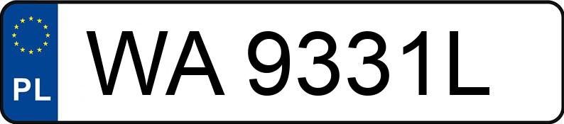 Numer rejestracyjny WA 9331L posiada PEUGEOT 308 F - WA9331L Numer rejestracyjny WA 9331L posiada PEUGEOT 308 F - WA9331L
