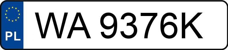Numer rejestracyjny WA 9376K posiada BMW 3ER REIHE - WA9376K Numer rejestracyjny WA 9376K posiada BMW 3ER REIHE - WA9376K