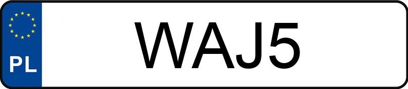 Numer rejestracyjny WAJ 5 posiada TOYOTA Prius 1.8 MR`16 E6c Premium CVT - WAJ5