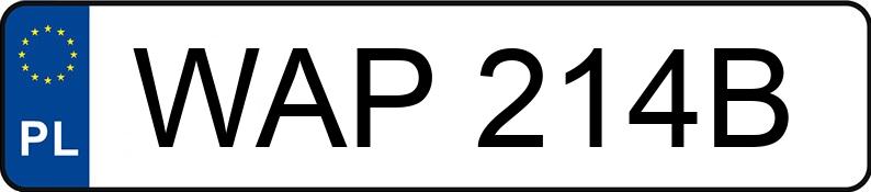 Numer rejestracyjny WAP 214B posiada DAEWOO Espero 1.5 16V Kat. GLX - WAP214B