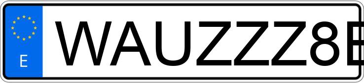 Numer rejestracyjny WAUZZZ8EZ1A065019 posiada AUDI A4