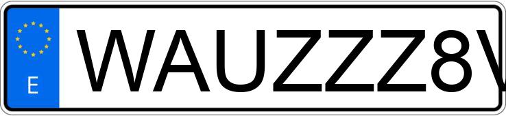 Numer rejestracyjny WAUZZZ8V2DA072719 posiada AUDI A3 SPORTBACK