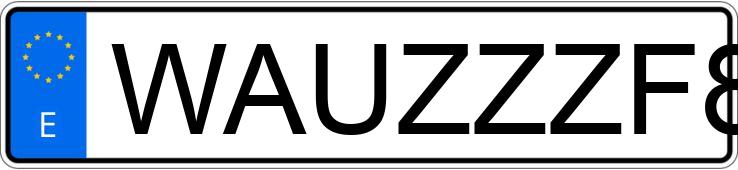 Numer rejestracyjny WAUZZZF82JN007743 posiada AUDI A8