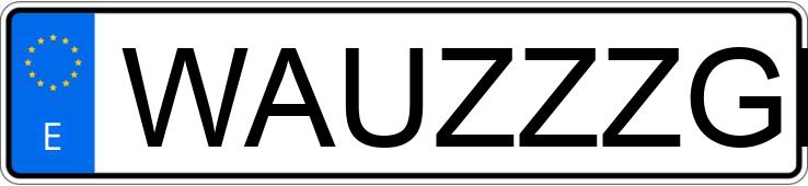 Numer rejestracyjny WAUZZZGE2KB012030 posiada AUDI E-TRON