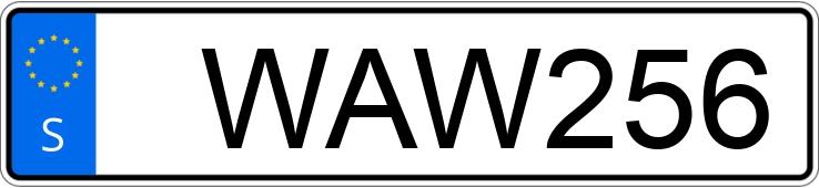 Numer rejestracyjny WAW256 posiada Mitsubishi Grandis 2.4