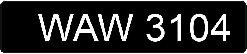 Numer rejestracyjny WAW 3104 posiada BMW 316 - WAW3104 Numer rejestracyjny WAW 3104 posiada BMW 316 - WAW3104