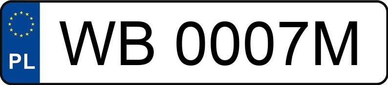 Numer rejestracyjny WB 0007M posiada FERRARI 308 GTS - WB0007M Numer rejestracyjny WB 0007M posiada FERRARI 308 GTS - WB0007M