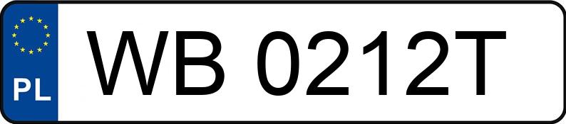 Numer rejestracyjny WB 0212T posiada BMW 728i Kat. E38 728i Kat. E38 - WB0212T