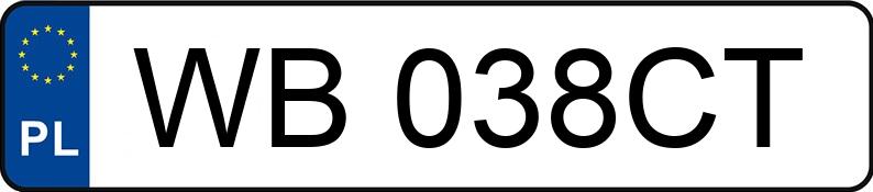 Numer rejestracyjny WB 038CT posiada MERCEDES-BENZ C 200 4MATIC - WB038CT