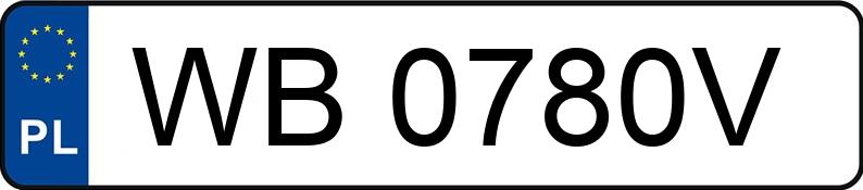 Numer rejestracyjny WB 0780V posiada VOLVO 780 - WB0780V Numer rejestracyjny WB 0780V posiada VOLVO 780 - WB0780V