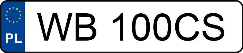 Numer rejestracyjny WB 100CS posiada BMW 325D - WB100CS Numer rejestracyjny WB 100CS posiada BMW 325D - WB100CS
