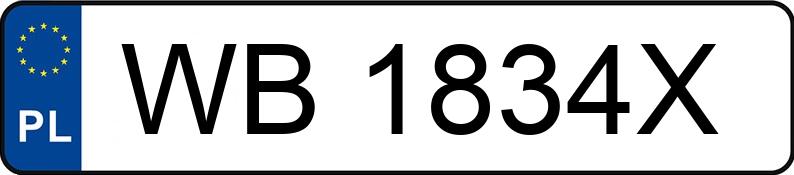 Numer rejestracyjny WB 1834X posiada BMW 740 Diesel MR`23 E6d/e G70 xDrive Steptronic - WB1834X Numer rejestracyjny WB 1834X posiada BMW 740 Diesel MR`23 E6d/e G70 xDrive Steptronic - WB1834X