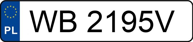 Numer rejestracyjny WB 2195V posiada BMW 730D XDRIVE - WB2195V Numer rejestracyjny WB 2195V posiada BMW 730D XDRIVE - WB2195V