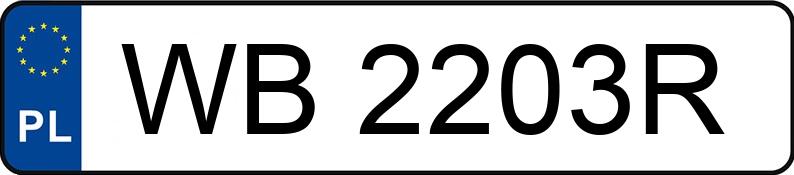 Numer rejestracyjny WB 2203R posiada BENTLEY Bentayga 6.0 TSI MR`15 E6 Bentayga 6.0 TSI MR`15 E6 - WB2203R