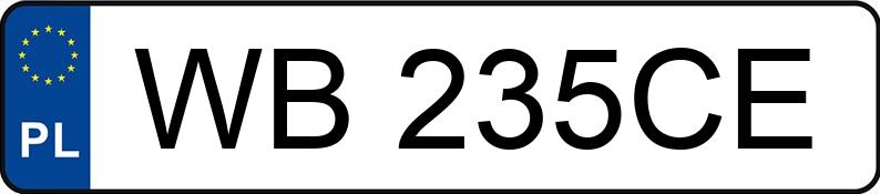 Numer rejestracyjny WB 235CE posiada MERCEDES-BENZ AMG CLA 35 4MATIC - WB235CE Numer rejestracyjny WB 235CE posiada MERCEDES-BENZ AMG CLA 35 4MATIC - WB235CE