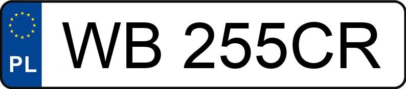 Numer rejestracyjny WB 255CR posiada SEAT LEON - WB255CR