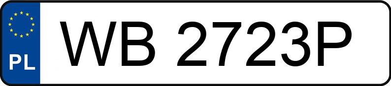 Il numero di registrazione WB 2723P ha PORSCHE Macan 2.0 MR`14 E6 Macan 2.0 MR`14 E6 - WB2723P