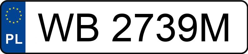 Numer rejestracyjny WB2739M posiada MERCEDES-BENZ 519 Sprinter BlueTEC E6 5.0t 519 Sprinter BlueTEC E6 5.0t
