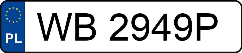 Numer rejestracyjny WB 2949P posiada MERCEDES-BENZ CLS 350 D 4MATIC - WB2949P