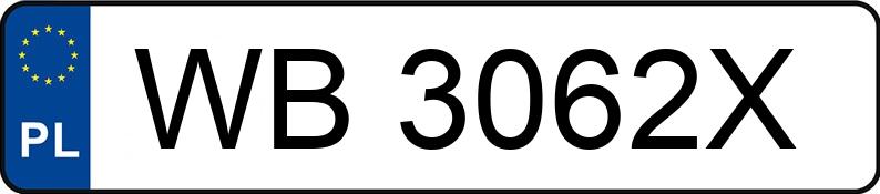 Numer rejestracyjny WB 3062X posiada BMW 320D - WB3062X