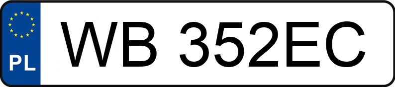 Numer rejestracyjny WB 352EC posiada BMW X5 MR`23 E6d G05 M60i Step - WB352EC