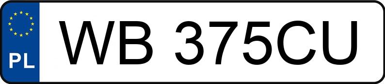 Numer rejestracyjny WB 375CU posiada MERCEDES-BENZ CLA 35 AMG MR`23 E6 118 4Matic - WB375CU