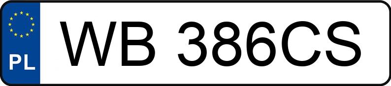 Numer rejestracyjny WB 386CS posiada MAZDA CX-5 - WB386CS