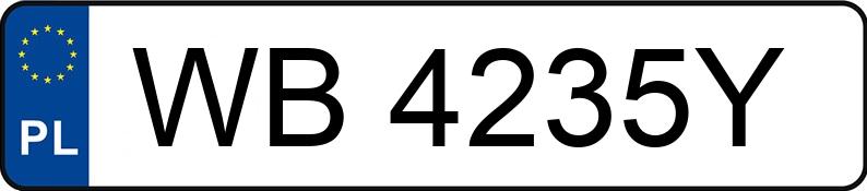 Numer rejestracyjny WB 4235Y posiada MERCEDES-BENZ GLE 450 D 4MATIC COUPE - WB4235Y