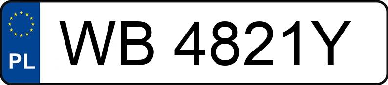 Numer rejestracyjny WB 4821Y posiada BMW 120 - WB4821Y