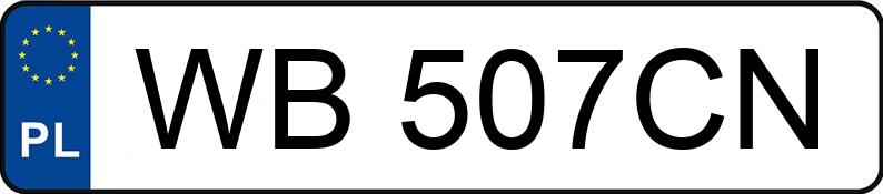 Numer rejestracyjny WB 507CN posiada BMW 318D - WB507CN