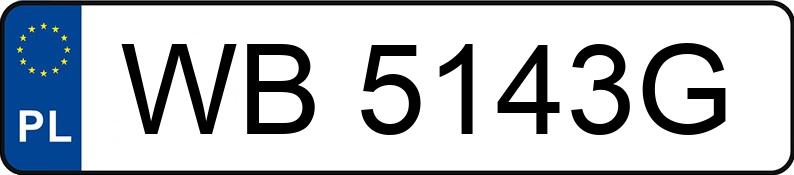 Numer rejestracyjny WB 5143G posiada VOLVO XC60 - WB5143G