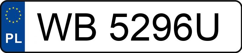 Numer rejestracyjny WB 5296U posiada MERCEDES-BENZ AMG GLC 43 4MATIC - WB5296U