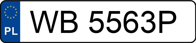 Numer rejestracyjny WB 5563P posiada TOYOTA PRIUS - WB5563P Numer rejestracyjny WB 5563P posiada TOYOTA PRIUS - WB5563P