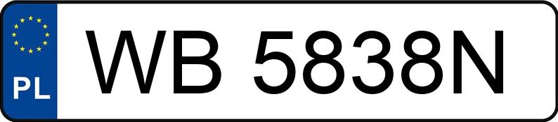 Numer rejestracyjny WB 5838N posiada MERCEDES-BENZ S 350 d MR`13 E6 222 4Matic - WB5838N