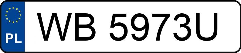 Numer rejestracyjny WB 5973U posiada CITROEN BERLINGO - WB5973U