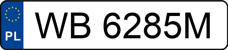 Numer rejestracyjny WB 6285M posiada FORD FUSION - WB6285M