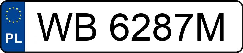 Numer rejestracyjny WB 6287M posiada FORD MONDEO - WB6287M
