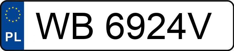 Numer rejestracyjny WB6924V posiada MERCEDES-BENZ G 63 AMG MR`18 E6d W463 G 63 AMG MR`18 E6d W463
